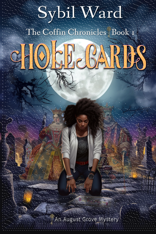 book cover mock-up for HOLD CARDS